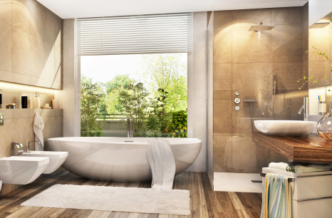 modern bathroom in mission viejo ca